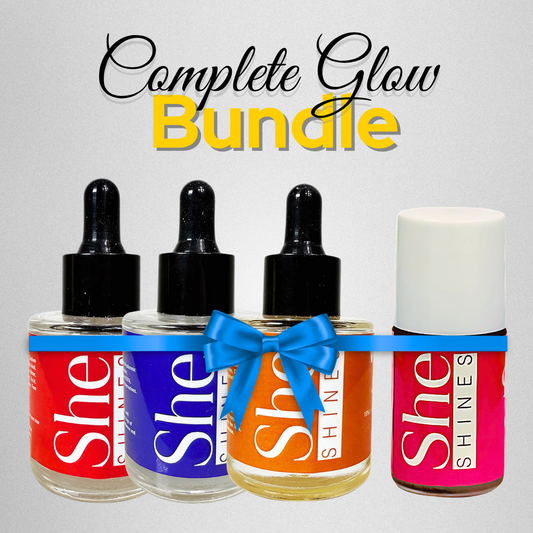 Complete Glow Bundle – Pink Tint + B3 + Hyaluronic Acid + Vitamin-C